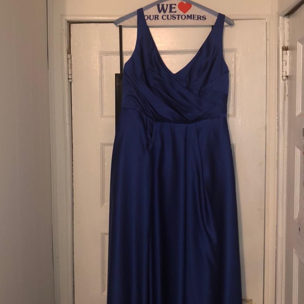 Cobalt blue gown
